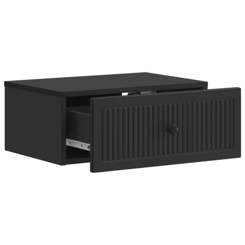  Éjjeliszekrény 2 pcs Fekete 49 x 34,5 x 20 cm Szerelt Fa