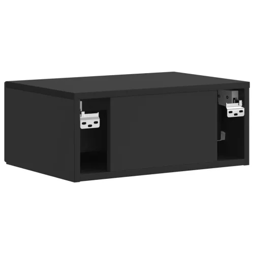  Éjjeliszekrény 2 pcs Fekete 49 x 34,5 x 20 cm Szerelt Fa