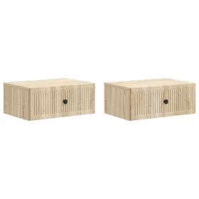    Éjjeliszekrény 2 pcs Sonoma Tölgy 49 x 34,5 x 20 cm Szerelt Fa