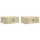  Éjjeliszekrény 2 pcs Sonoma Tölgy 49 x 34,5 x 20 cm Szerelt Fa