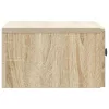  Éjjeliszekrény 2 pcs Sonoma Tölgy 49 x 34,5 x 20 cm Szerelt Fa