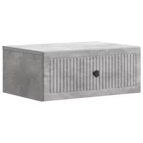    Éjjeliszekrény fiókkal Betonszürke 49 x 34,5 x 20 cm Szerelt Fa