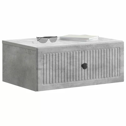  Éjjeliszekrény 2 pcs Betonszürke 49 x 34,5 x 20 cm Szerelt Fa