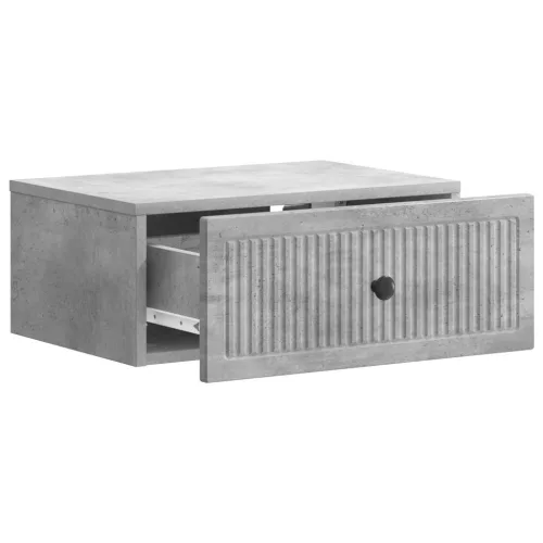  Éjjeliszekrény 2 pcs Betonszürke 49 x 34,5 x 20 cm Szerelt Fa