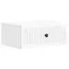  Éjjeliszekrény fiókkal 2 pcs Magasfényű Fehér 49 x 34,5 x 20 cm