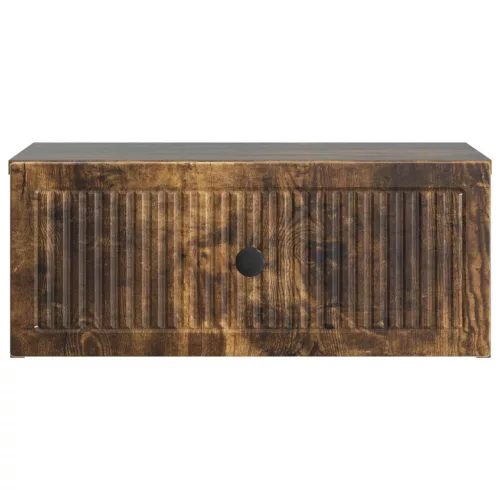  Éjjeliszekrény 2 pcs Füstös Tölgy 49 x 34,5 x 20 cm Szerelt Fa