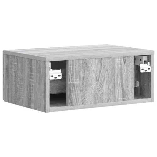  Éjjeliszekrény 2 pcs Szürke Sonoma 49 x 34,5 x 20 cm Szerelt Fa