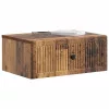  Éjjeliszekrény 2 pcs Antik Fa 49 x 34,5 x 20 cm Szerelt Fa