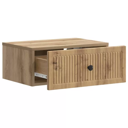  Éjjeliszekrény fiókkal 2 pcs Kézműves Tölgy 49 x 34,5 x 20 cm