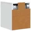  Fali éjjeli szekrény 2 pcs Fehér 33 x 34,5 x 40 cm Szerelt Fa