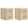  Fali éjjeli szekrény 2 pcs Sonoma Tölgy 33 x 34,5 x 40 cm
