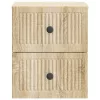  Fali éjjeli szekrény 2 pcs Sonoma Tölgy 33 x 34,5 x 40 cm