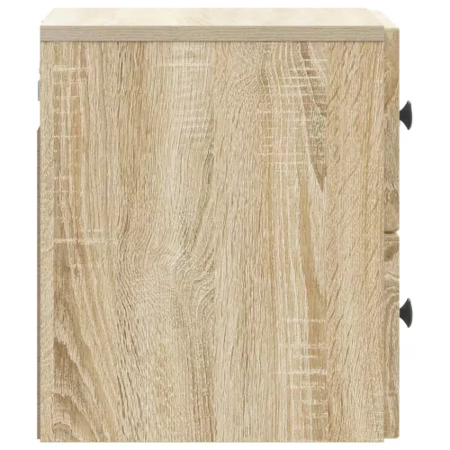  Fali éjjeli szekrény 2 pcs Sonoma Tölgy 33 x 34,5 x 40 cm