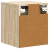  Fali éjjeli szekrény 2 pcs Sonoma Tölgy 33 x 34,5 x 40 cm