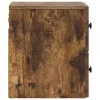  Fali éjjeli szekrény 2 pcs Füstös Tölgy 33 x 34,5 x 40 cm