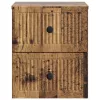  Fali éjjeli szekrény Antik Fa 33 x 34,5 x 40 cm Szerelt Fa