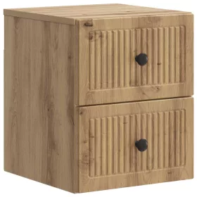    Fali éjjeli szekrény fiókkal Kézműves Tölgy 33 x 34,5 x 40 cm