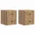  Fali éjjeli szekrény 2 pcs Kézműves Tölgy 33 x 34,5 x 40 cm