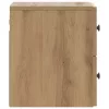  Fali éjjeli szekrény 2 pcs Kézműves Tölgy 33 x 34,5 x 40 cm