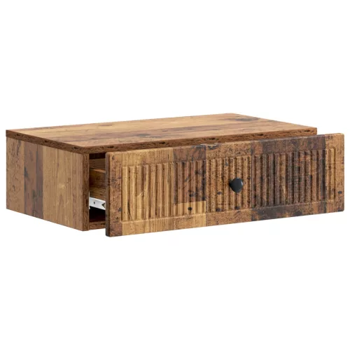  Fali oldaltábla Antik Fa 59 x 34,5 x 17 cm Szerelt Fa