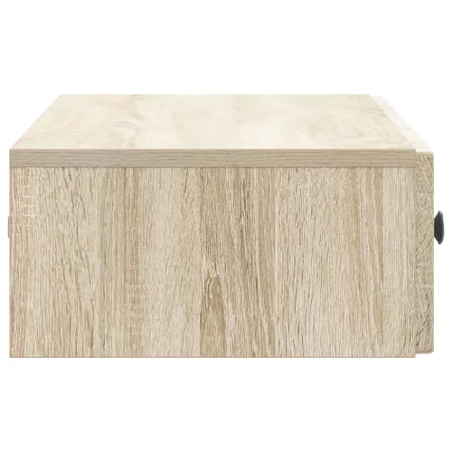  Fali oldaltábla Sonoma Tölgy 87,5 x 34,5 x 17 cm Szerelt Fa