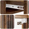  Fali oldaltábla Antik Fa 87,5 x 34,5 x 17 cm Szerelt Fa