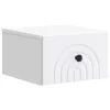 Fali éjjeli szekrény 2 pcs Fehér 33 x 34,5 x 20 cm Szerelt Fa