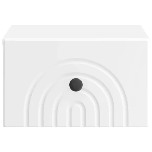  Fali éjjeli szekrény 2 pcs Fehér 33 x 34,5 x 20 cm Szerelt Fa