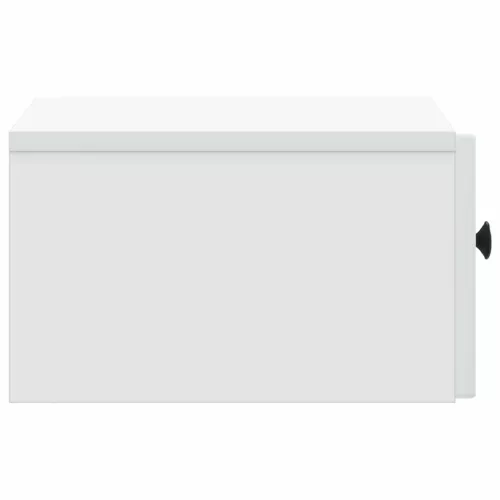  Fali éjjeli szekrény 2 pcs Fehér 33 x 34,5 x 20 cm Szerelt Fa