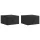  Fali éjjeli szekrény 2 pcs Fekete 33 x 34,5 x 20 cm Szerelt Fa