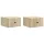  Fali éjjeli szekrény 2 pcs Sonoma Tölgy 33 x 34,5 x 20 cm