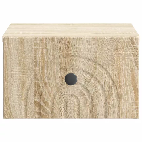  Fali éjjeli szekrény 2 pcs Sonoma Tölgy 33 x 34,5 x 20 cm