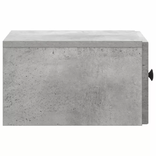  Fali éjjeli szekrény Betonszürke 33 x 34,5 x 20 cm Szerelt Fa