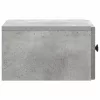  Fali éjjeli szekrény 2 pcs Betonszürke 33 x 34,5 x 20 cm
