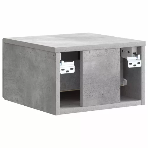  Fali éjjeli szekrény 2 pcs Betonszürke 33 x 34,5 x 20 cm