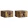  Fali éjjeli szekrény 2 pcs Füstös Tölgy 33 x 34,5 x 20 cm