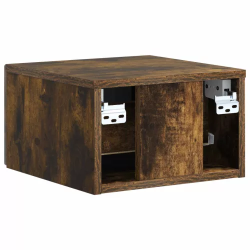  Fali éjjeli szekrény 2 pcs Füstös Tölgy 33 x 34,5 x 20 cm