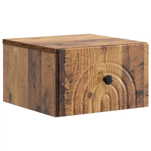  Fali éjjeli szekrény Antik Fa 33 x 34,5 x 20 cm Szerelt Fa