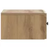  Fali éjjeli szekrény fiókkal Kézműves Tölgy 33 x 34,5 x 20 cm