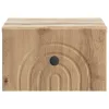  Fali éjjeli szekrény 2 pcs Kézműves Tölgy 33 x 34,5 x 20 cm