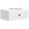 Fali éjjeli szekrény 2 pcs Fehér 49 x 34,5 x 20 cm Szerelt Fa