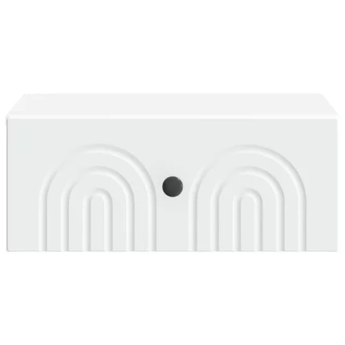  Fali éjjeli szekrény 2 pcs Fehér 49 x 34,5 x 20 cm Szerelt Fa