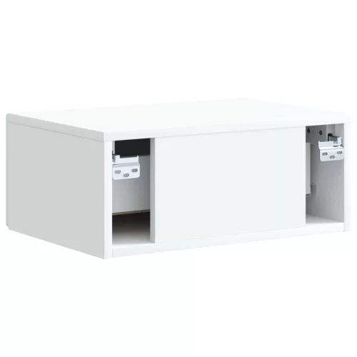  Fali éjjeli szekrény 2 pcs Fehér 49 x 34,5 x 20 cm Szerelt Fa