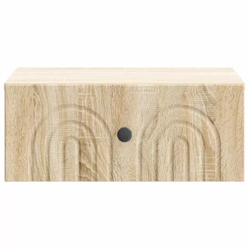  Fali éjjeli szekrény Sonoma Tölgy 49 x 34,5 x 20 cm Szerelt Fa