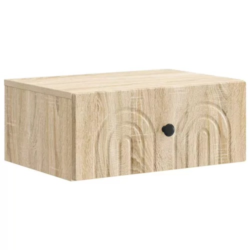  Fali éjjeli szekrény 2 pcs Sonoma Tölgy 49 x 34,5 x 20 cm