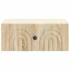  Fali éjjeli szekrény 2 pcs Sonoma Tölgy 49 x 34,5 x 20 cm