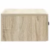  Fali éjjeli szekrény 2 pcs Sonoma Tölgy 49 x 34,5 x 20 cm