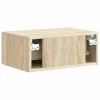  Fali éjjeli szekrény 2 pcs Sonoma Tölgy 49 x 34,5 x 20 cm