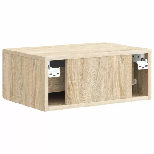  Fali éjjeli szekrény 2 pcs Sonoma Tölgy 49 x 34,5 x 20 cm