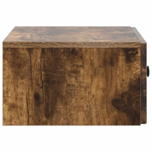  Fali éjjeli szekrény 2 pcs Füstös Tölgy 49 x 34,5 x 20 cm